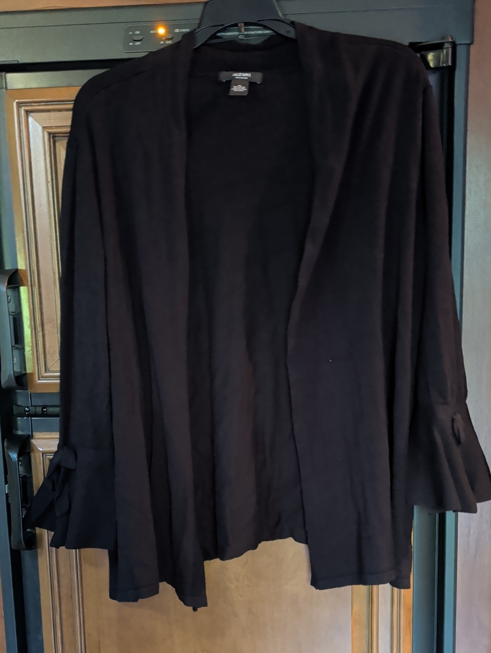Alfani Black Open-Front Women's Cardigan Sweater